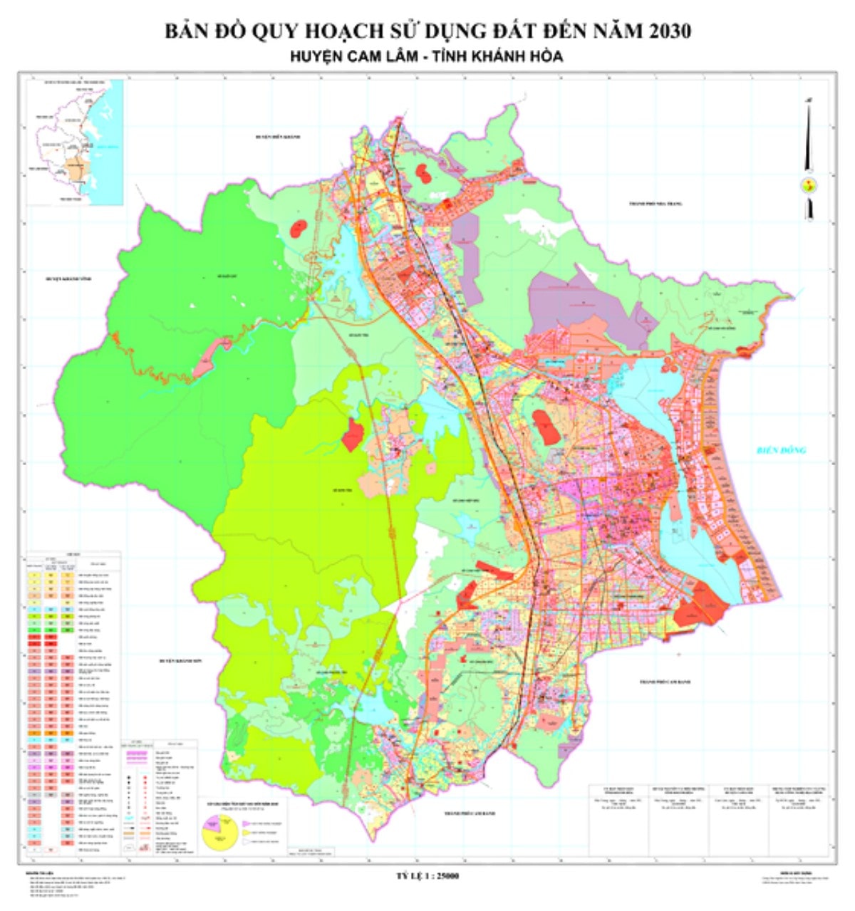 Tra cứu bản đồ quy hoạch huyện Cam Lâm, Khánh Hòa tầm nhìn 2030