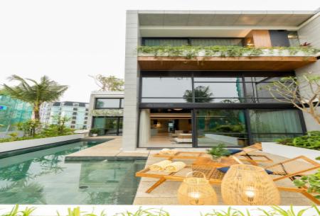 Bán biệt thự biển Sailing Club Hạ Long, suất đặc biệt căn góc có HẦM, 213m2, đất ở lâu dài. 28,9 tỷ