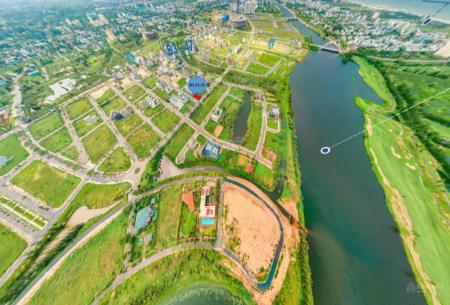 Giá tốt 1 lô FPT City trên trục Bắc Nam. Diện tích 366.9m2, view sông Cổ Cò