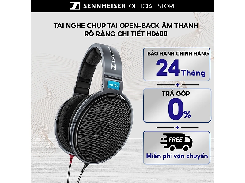 Sennheiser's over-ear HD 600 headphones 
